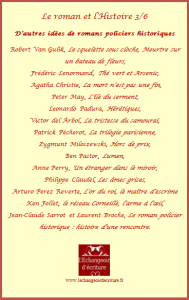 liste roman policier historique