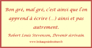 Devenir écrivain Robert Louis Stevenson