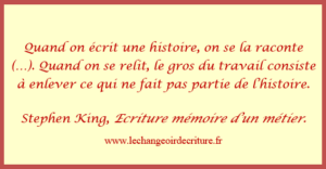 cit écriture mémoire d'un métier King
