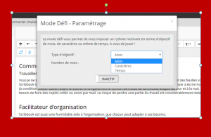 défi scribbook