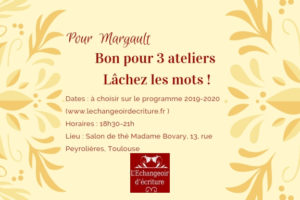 Bon cadeau écriture